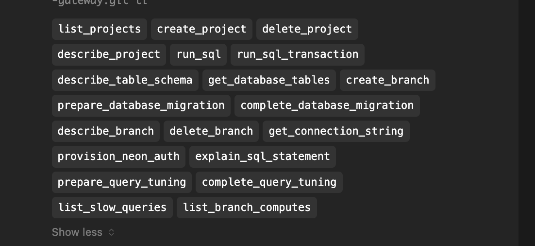Database Schema Configuration